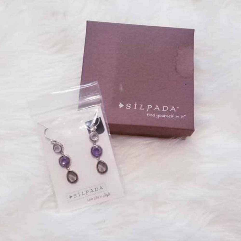 Silpada Plum Pretty Earrings